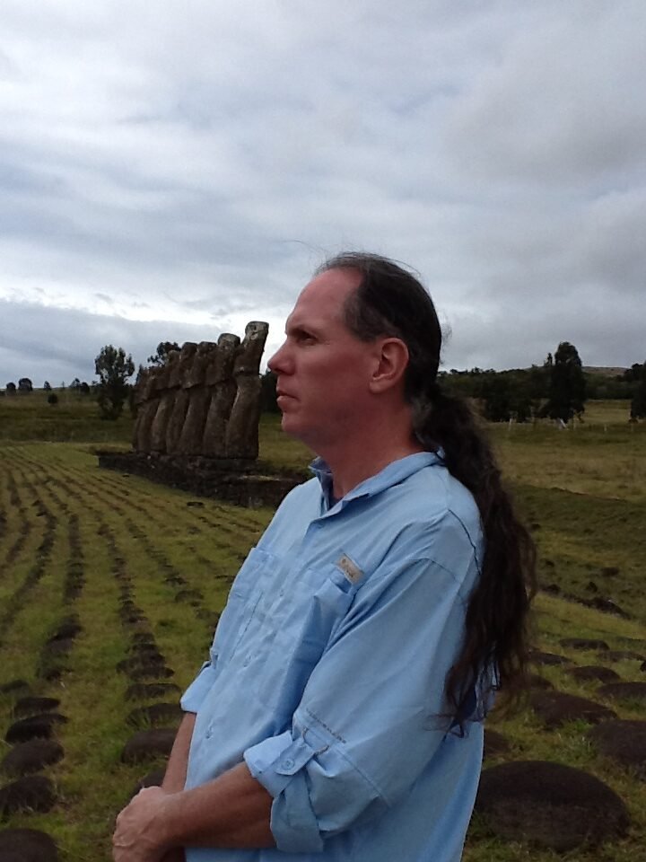Dr. Pate on Rapa Nui (Easter Island)